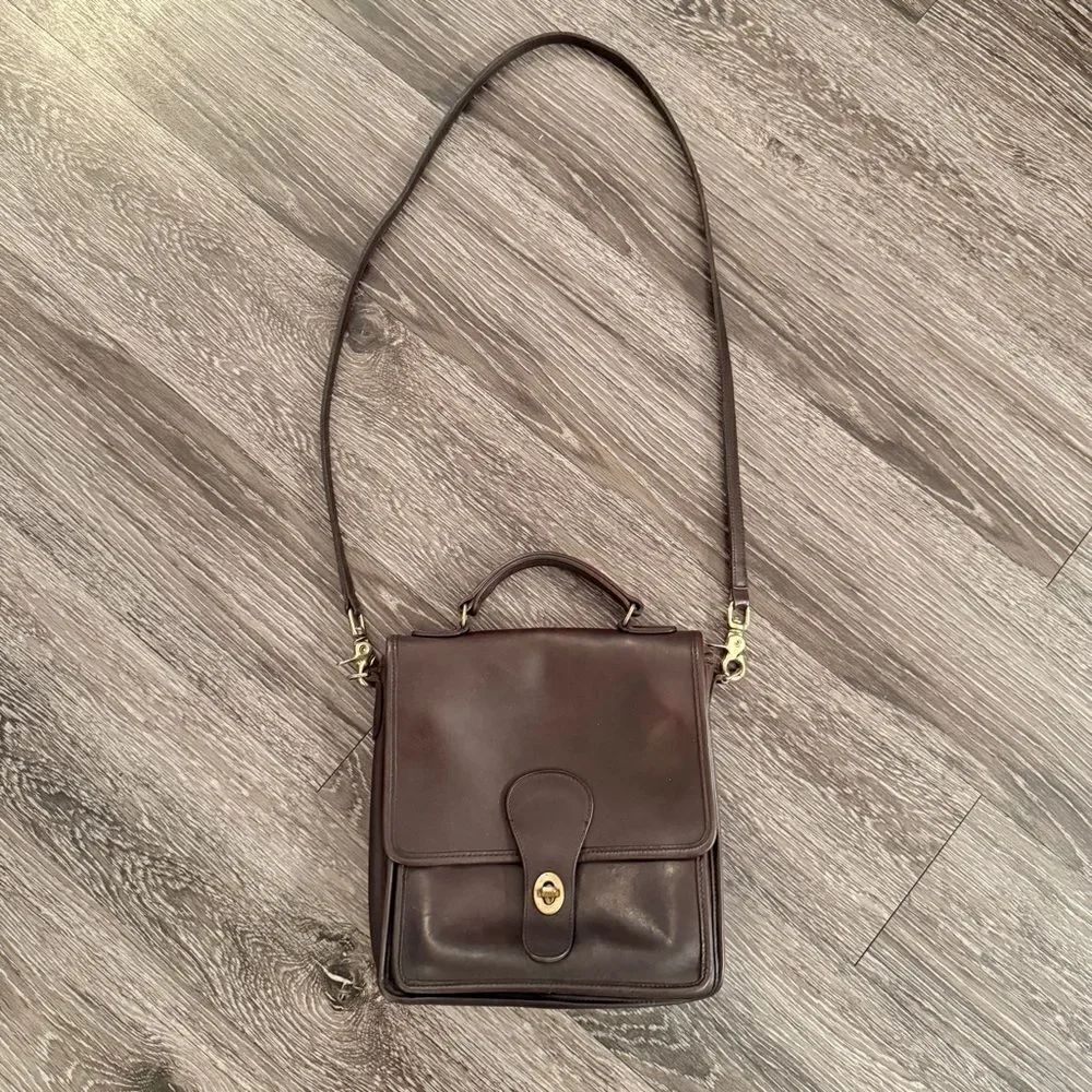 Coach Vintage Chocolate Brown Station Bag